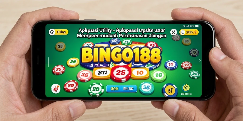 Screenshot utama BINGO188 menampilkan antarmuka permainan Bingo yang interaktif.
