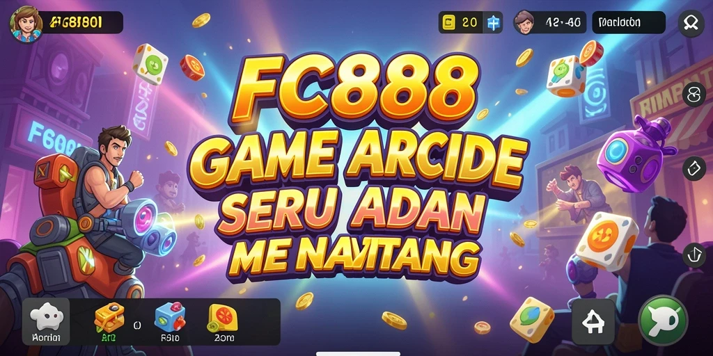 Screenshot FC888 menunjukkan gameplay Arcade yang seru dan penuh tantangan.