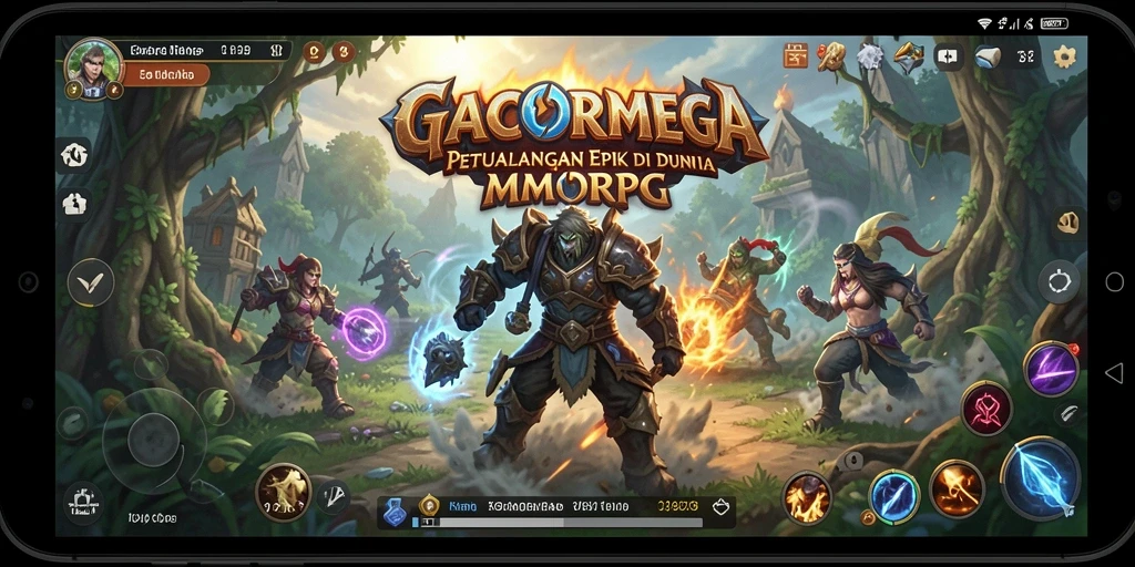 Tampilan gameplay GACORMEGA yang mendalam dan penuh aksi petualangan.