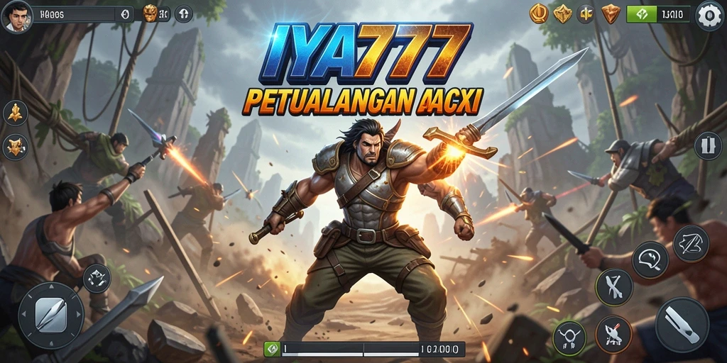 Tampilan aksi epik dari gameplay IYA777 yang menegangkan.