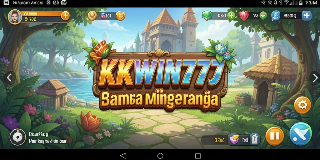 Screenshot gameplay KKWIN777 yang menarik dan penuh warna.