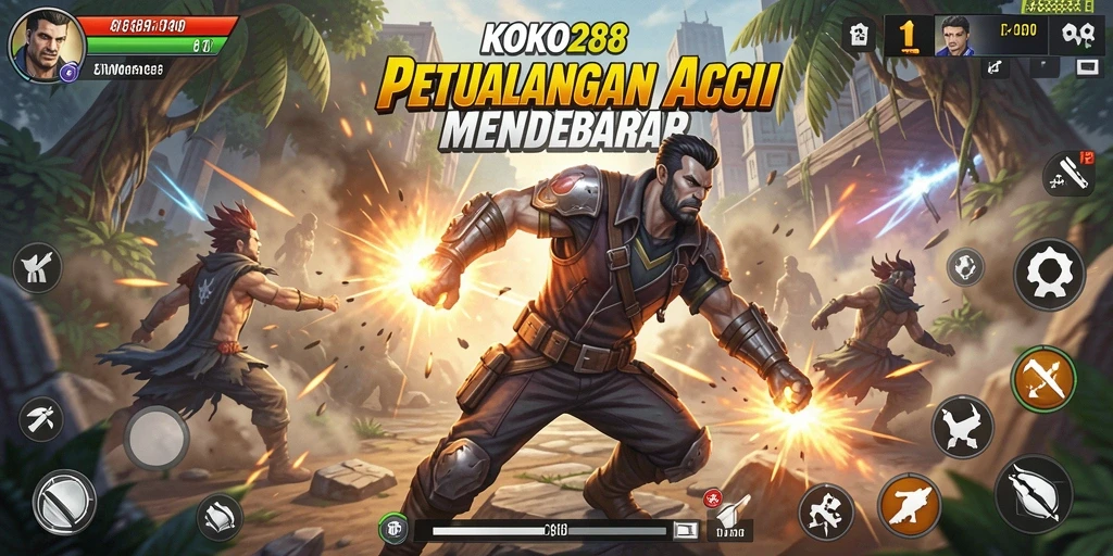 Screenshot gameplay KOKO288 yang menunjukkan aksi mendebarkan.