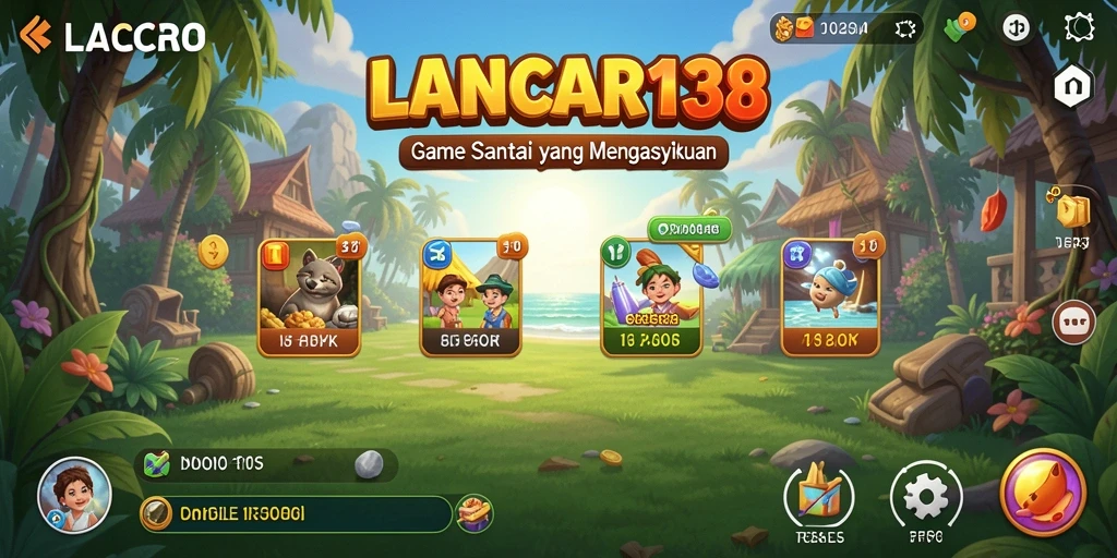 Tampilan gameplay LANCAR138 yang penuh warna dan menyenangkan.