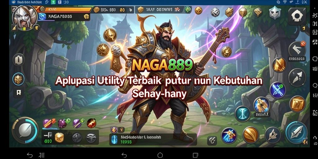 Tampilan antarmuka utama NAGA889 yang intuitif dan menarik.