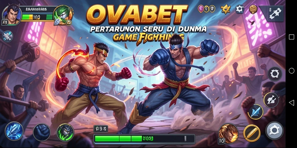 Tampilan menarik dari gameplay Fighting di OVABET