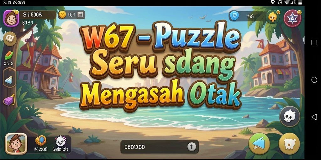 Tampilan gameplay W67 yang menantang dan seru dalam game Puzzle.