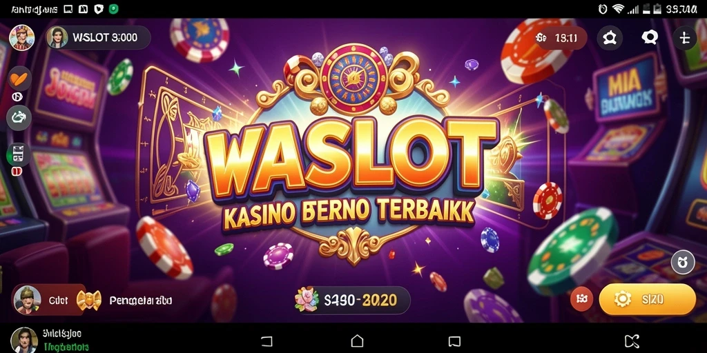 Tampilan utama permainan WASLOT yang menarik dan penuh warna.