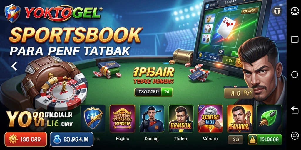 Screenshot utama YOKTOGEL menampilkan tampilan taruhan yang menarik dan interaktif.